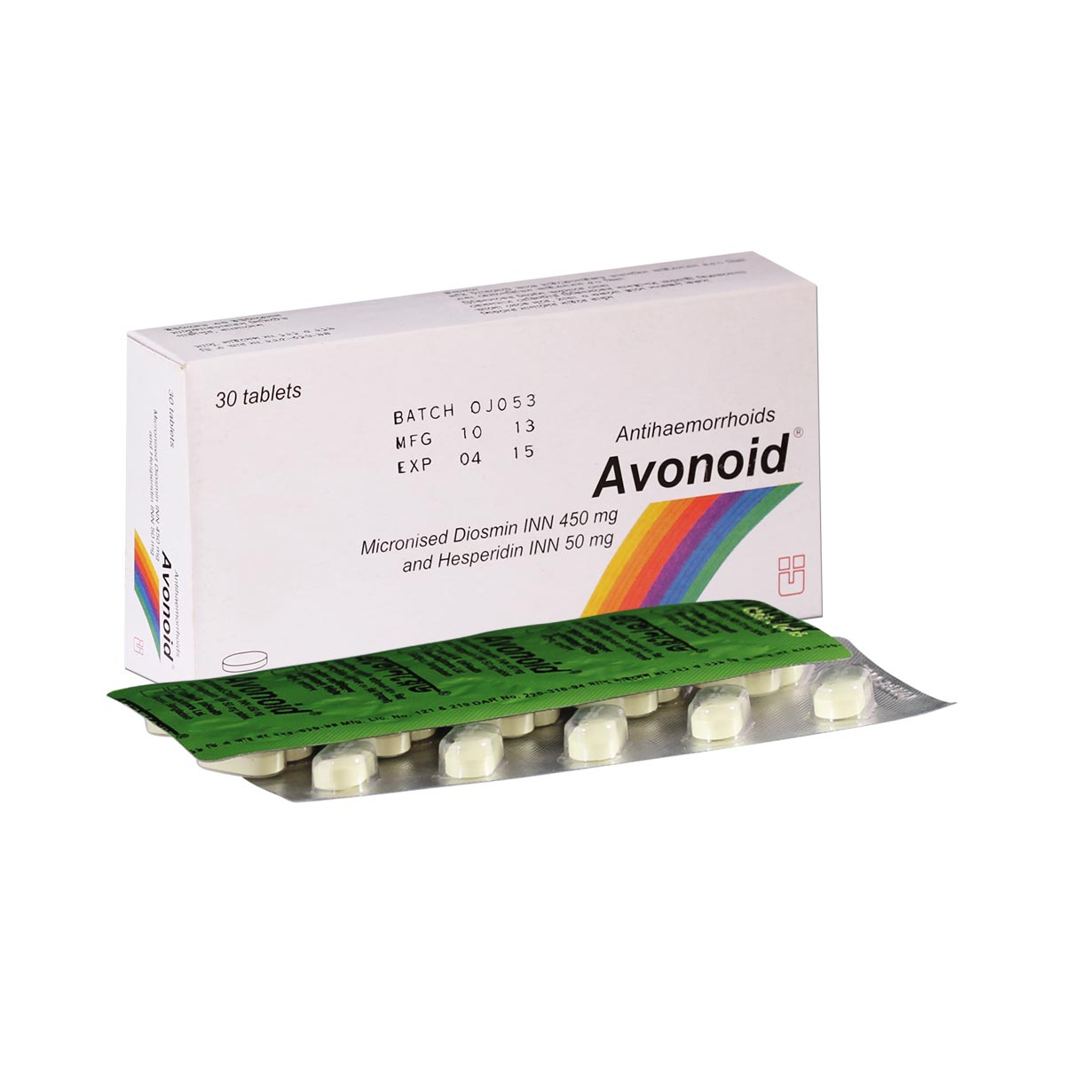 Avonoid 500 mg Tablet-30's Pack