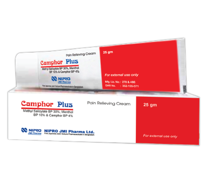 Camphor Plus Cream-25 gm tube