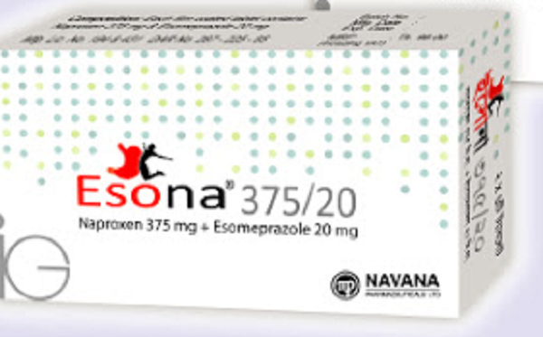 Esona 375 mg+20 mg Tablet-48's Pack