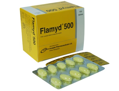 Flamyd 500 mg Tablet-10's Strip