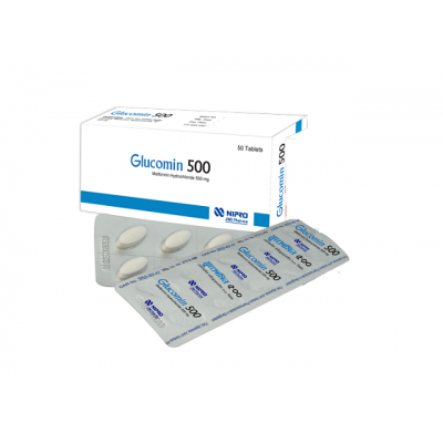 Glucomin 500 mg Tablet-10's Strip