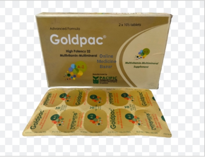 Goldpac Tablet-10's Strip