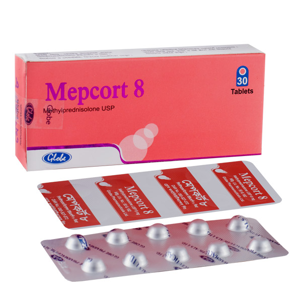 Mepcort 8 mg Tablet-30's Pack