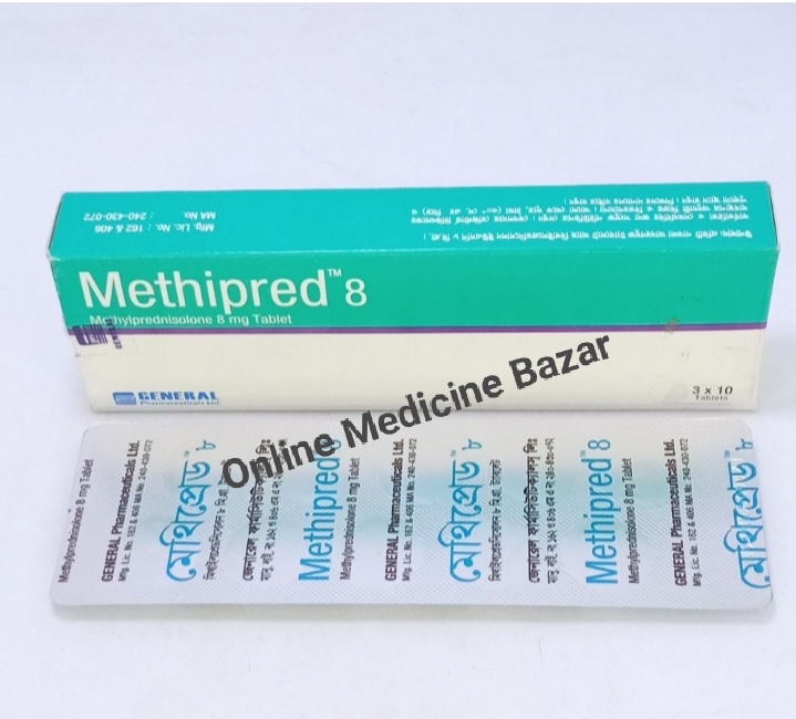 Methipred 8 mg Tablet-10's Strip