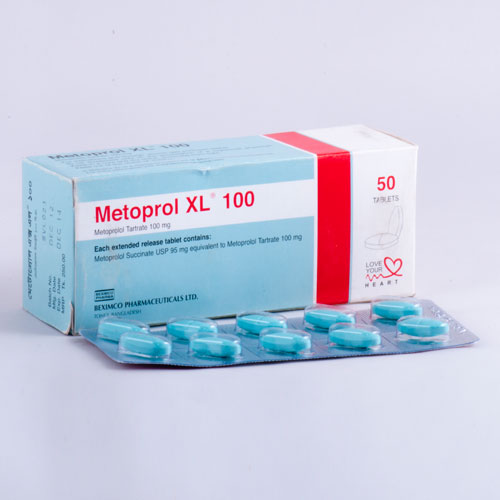 Metoprol-XL 100 mg Tablet-50's Pack