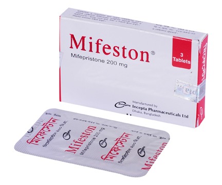 Mifeston 200 mg Tablet-3's Pack