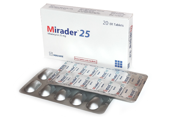 Mirader 25 mg Tablet-10's Strip