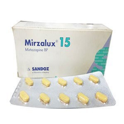 Mirzalux 15 mg Tablet-40's Pack