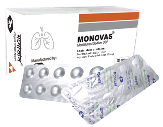 Monovas 10 mg Tablet-30's Pack
