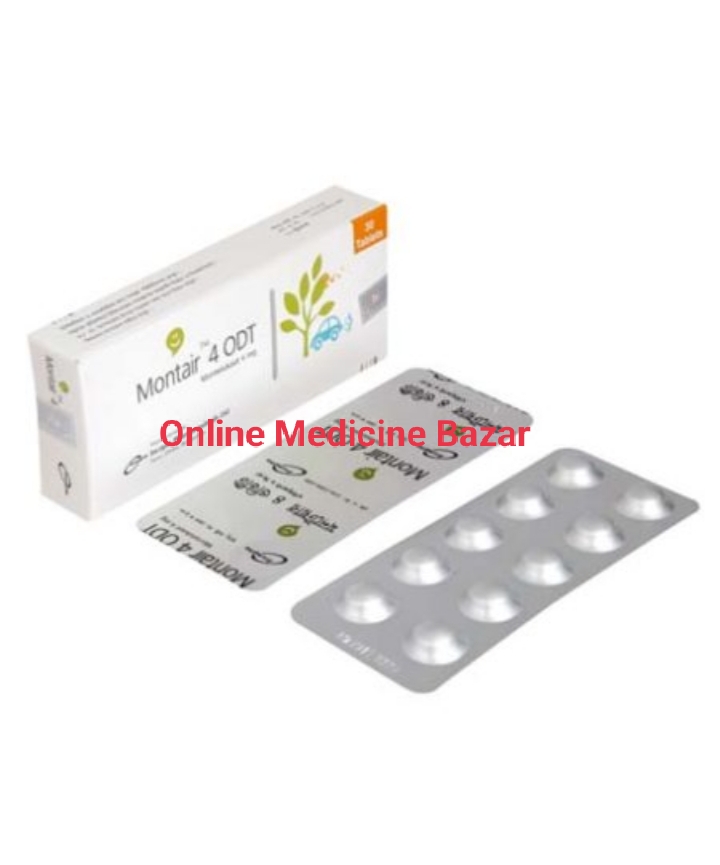 Montair 4 mg Tablet-10's Strip