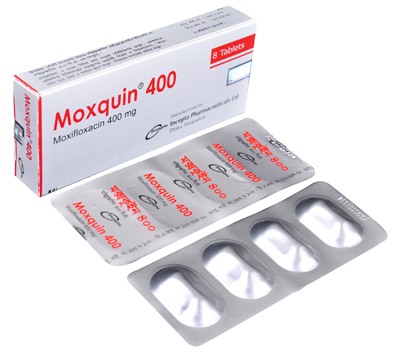 Moxquin 400 mg Tablet-4's Strip