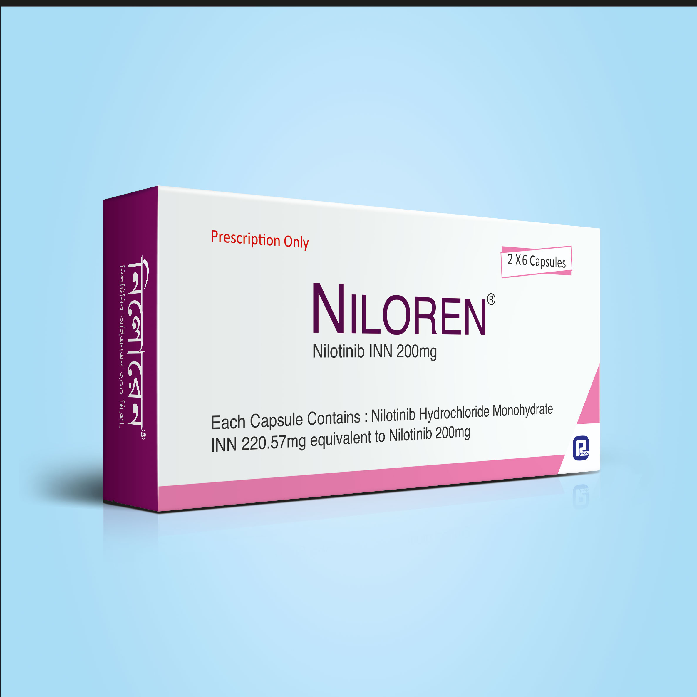 Niloren 200 mg Capsule-12's Pack