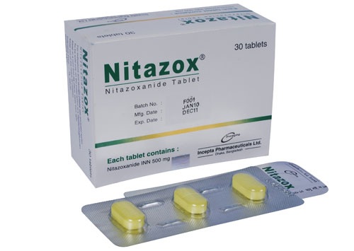 Nitazox 500 mg Tablet-3 Pis