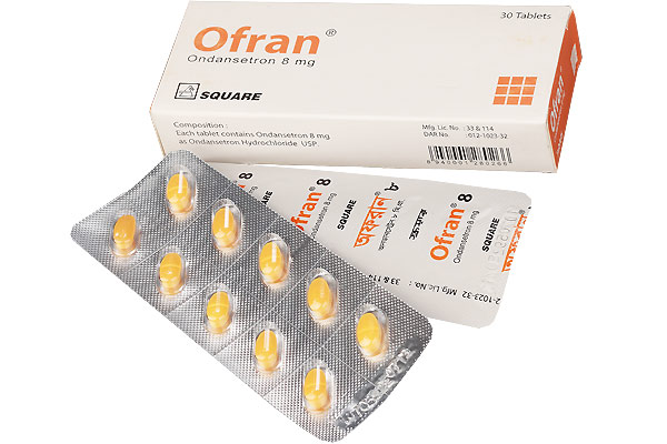 Ofran 8 mg Tablet-10's Strip