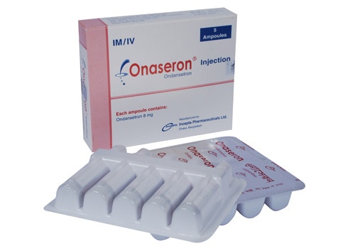 Onaseron 8 mg/4 ml IM/IV Injection-5's Pack