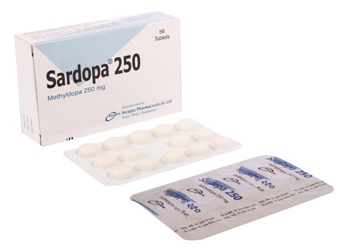 Sardopa 250 mg Tablet-14's Strip