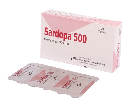 Sardopa 500 mg Tablet-14's Strip