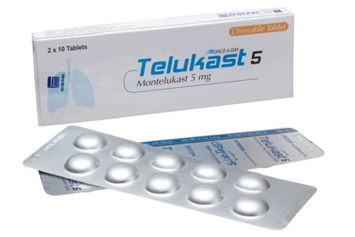 Telukast 5 mg Tablet-20's Pack