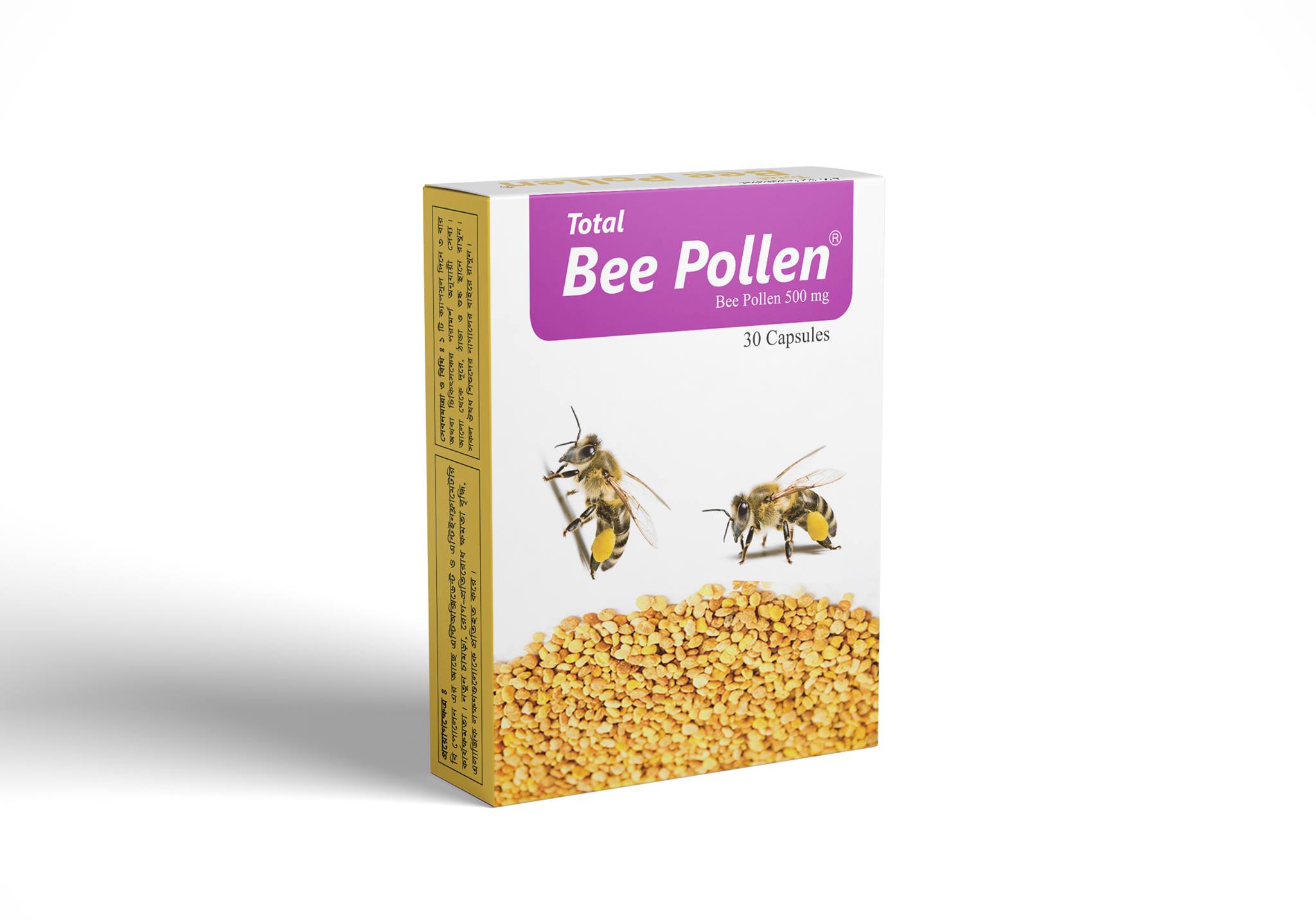 Total Bee Pollen Capsule-30's Pack