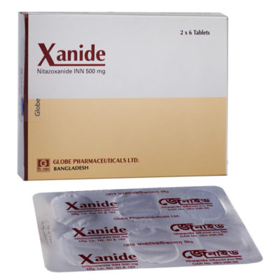 Xanide 500 mg Tablet-12's Pack