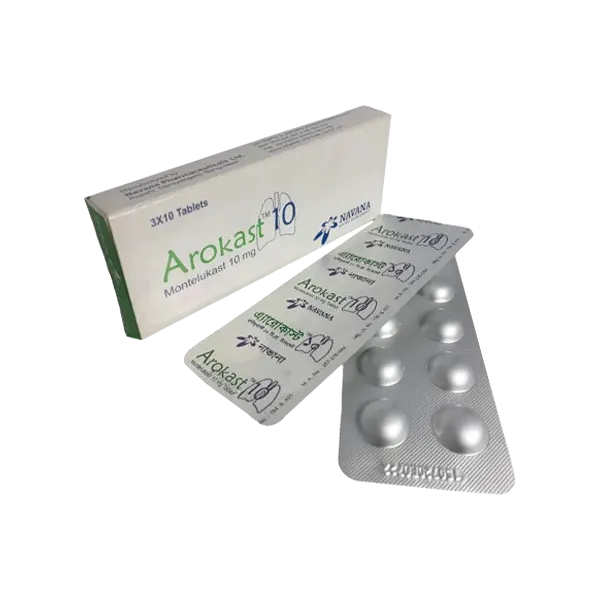 Arokast 10 mg Tablet-10's Strip