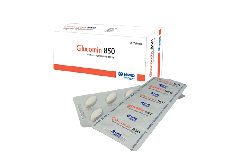Glucomin 850 mg Tablet-10's Strip