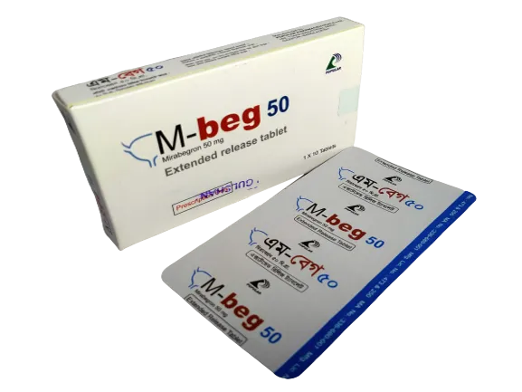 M-beg 50 mg Tablet-10's Strip