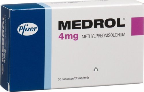 Medrol 4 mg Tablet-30's Pack