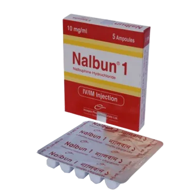 Nalbun 1 IM/IV Injection-5's Pack