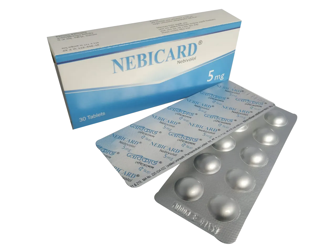 Nebicard 5 mg Tablet-10?s Strip