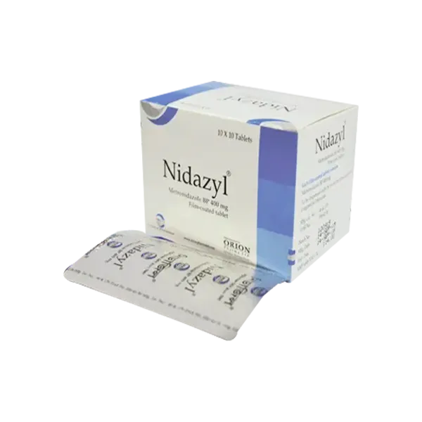 Nidazyl 400 mg Tablet-100's pack