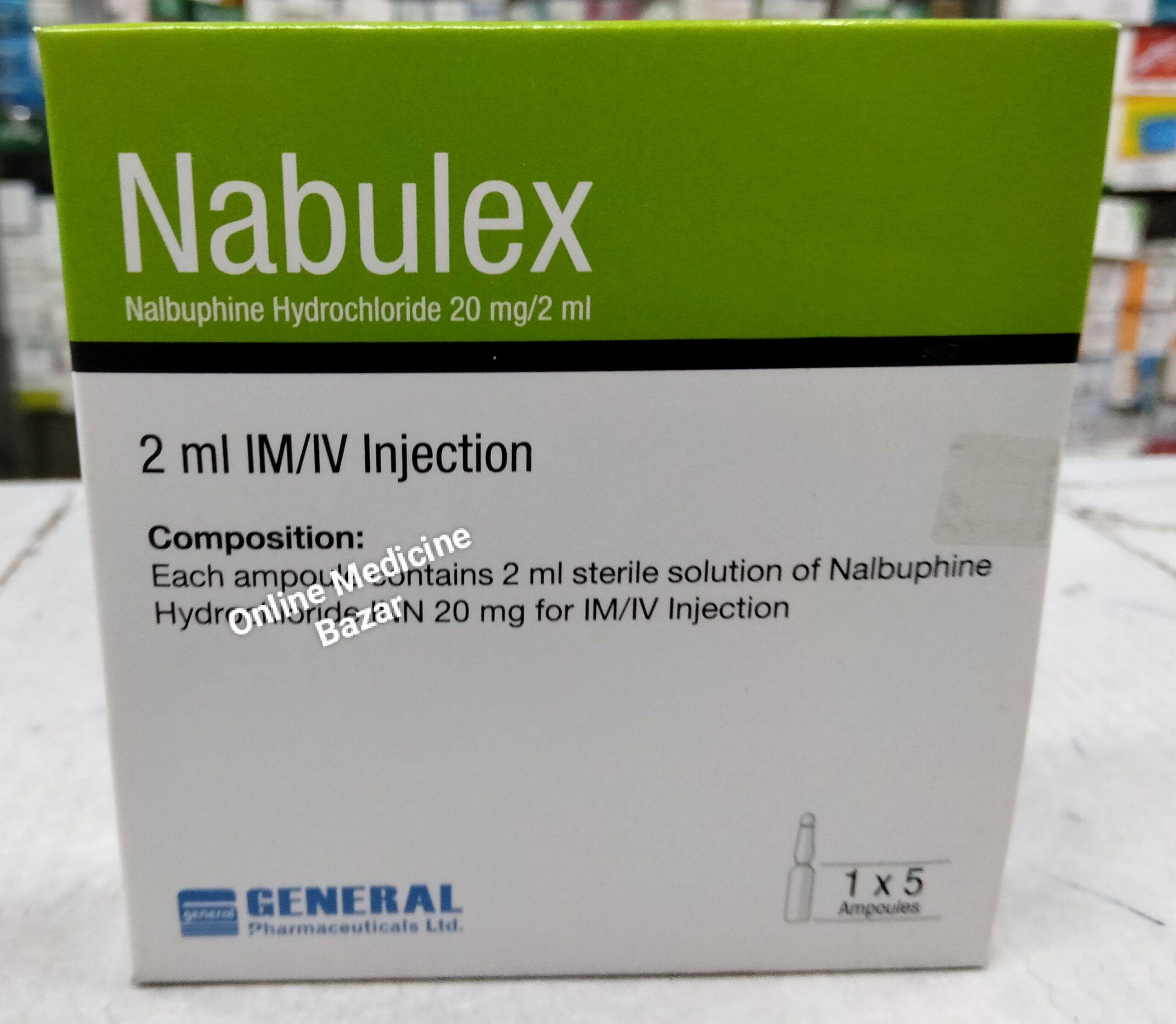 Nabulex IM/IV Injection-5's Pack