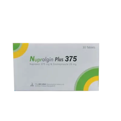 Nupralgin Plus 375 mg Tablet-10's Strip