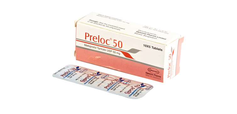 Preloc 50 mg Tablet-50's Pack