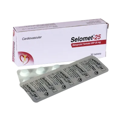 Selomet 25 mg Tablet-10's Strip