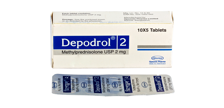 Depodrol 2 mg Tablet-50's Pack