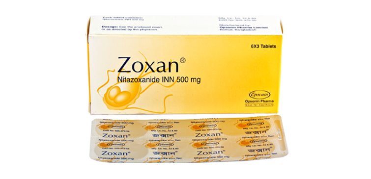 Zoxan 500 mg Tablet-18's Pack