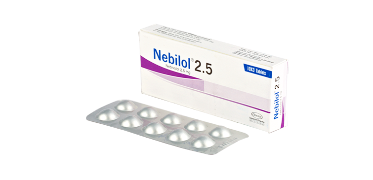 Nebilol 2.5 mg Tablet-42's Pack