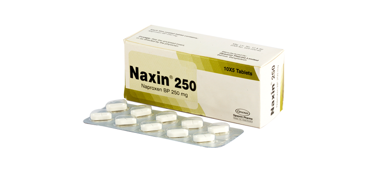 Naxin 250 mg Tablet-50's Pack