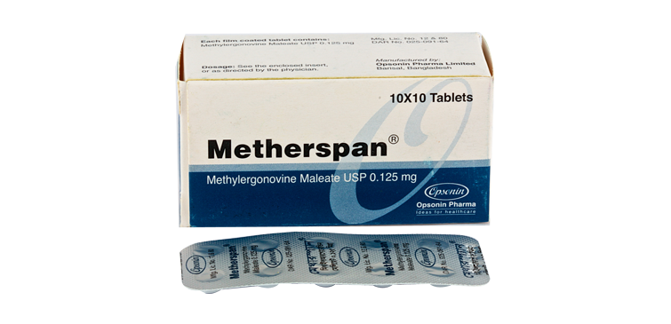 Metherspan 125 mcg Tablet-100's Pack