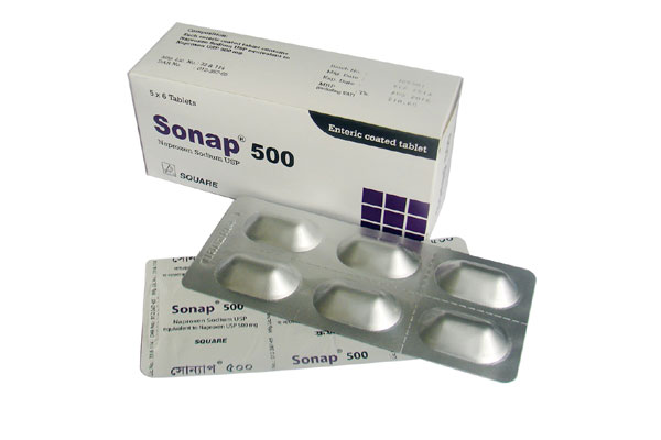 Sonap 500 mg Tablet-6's Strip