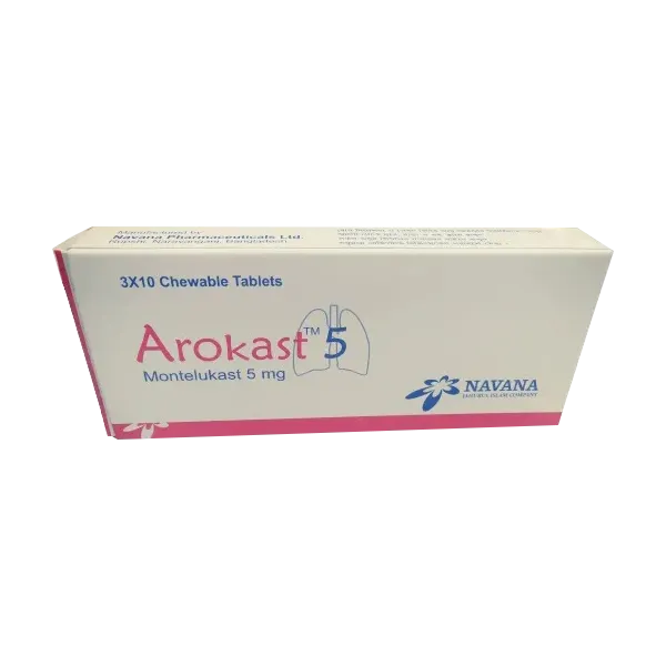 Arokast 5 mg Tablet-30's Pack