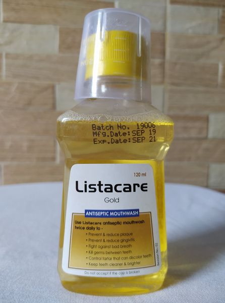 Listacare Gold Mouthwash-120 ml