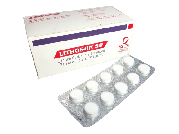 Lithosun SR 400 mg Tablet-10's Strip
