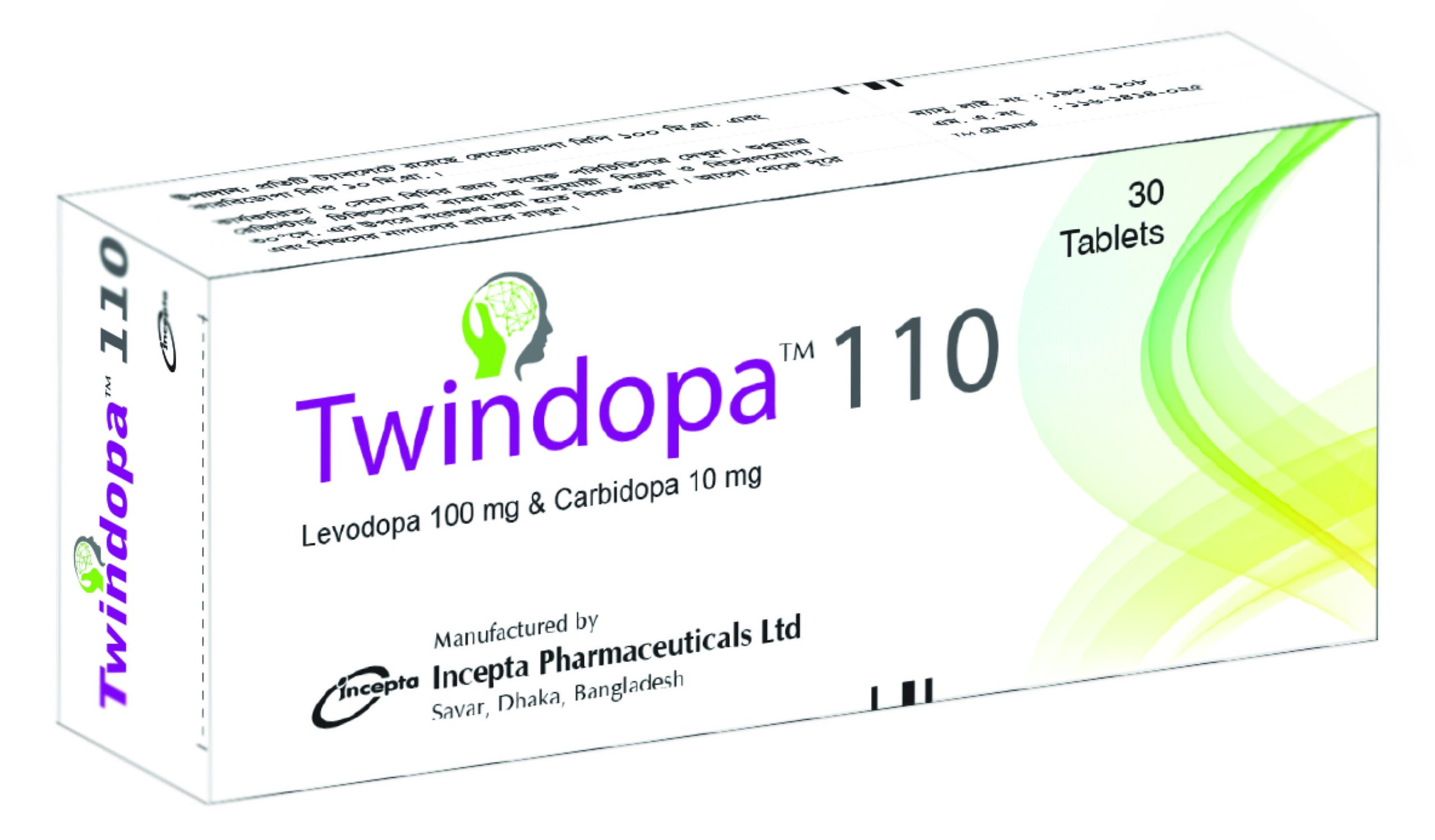 Twindopa 110 mg Tablet-30's Pack