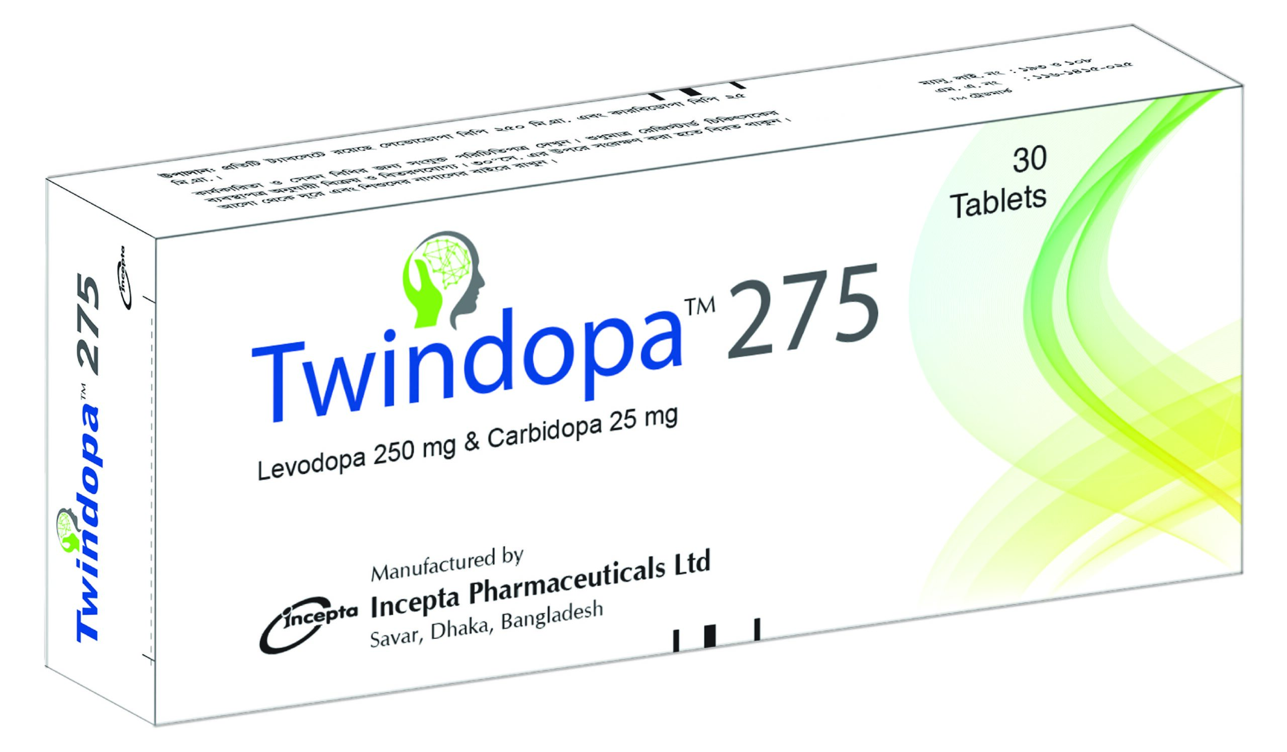 Twindopa 275 mg Tablet-30's Pack