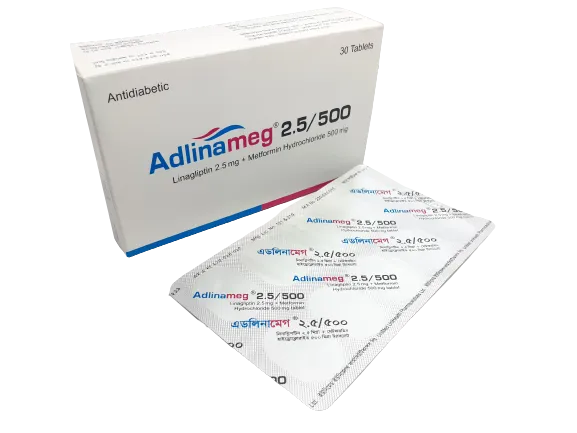 Adlinameg 2.5 mg+500 mg Tablet-10's Strip