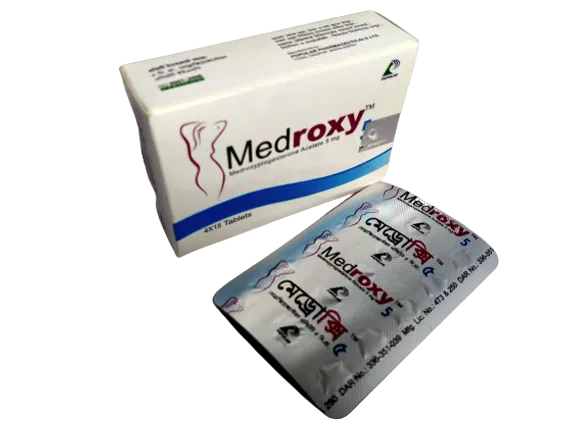 Medroxy 5 mg Tablet-15's Strip