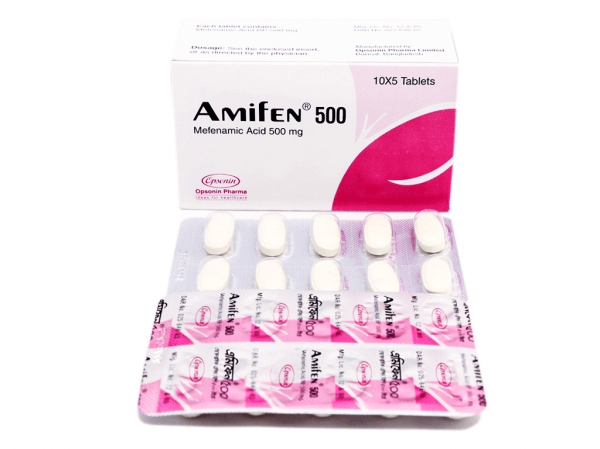 Amifen 500 mg Tablet-50's Pack