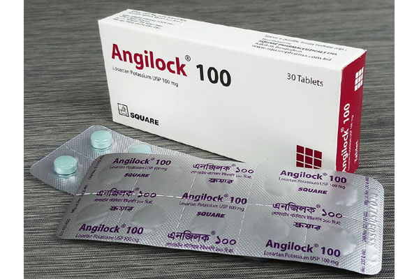 Angilock 100 mg Tablet-10's Strip